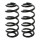 Suspension Spring set rear axle coil spring Ø 112 mm KYB for e.g. AUDI A3