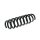 Suspension Spring set rear axle Ø 100 mm KYB for BMW 3 Series and others