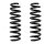 Suspension Spring set rear axle Ø 101 mm KYB for BMW 1 Series and others
