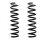Suspension Spring set rear axle Ø 93 mm KYB for BMW 3 Series and others