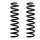 Suspension Spring set rear axle coil spring Ø 92 mm KYB for BMW 3 Series