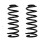 Suspension Spring set rear axle Ø 137 mm KYB for e.g. CITROËN JUMPY