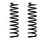 Suspension Spring set rear axle Ø 100 mm KYB for HYUNDAI i30 and others