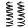 Suspension Spring set rear axle coil spring Ø 113 mm KYB for MERCEDES-BENZ SL