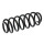 Suspension Spring set rear axle coil spring Ø 109 mm KYB for e.g. PEUGEOT 307
