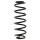 Suspension Spring set rear axle coil spring Ø 103 mm KYB for e.g. SKODA FABIA