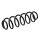 Suspension Spring set rear axle coil spring Ø 112 mm KYB for AUDI Q3