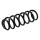 Suspension Spring set rear axle coil spring Ø 101 mm KYB for e.g. AUDI A3