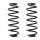 Suspension Spring set rear axle coil spring Ø 109 mm KYB for e.g. FORD FIESTA