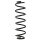 Suspension Spring set rear axle Ø 105 mm KYB for e.g. SKODA OCTAVIA