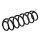 Suspension Spring set rear axle Ø 105 mm KYB for e.g. SKODA OCTAVIA