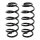 Suspension Spring set rear axle Ø 125 mm KYB for e.g. TOYOTA AURIS