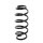 Suspension Spring set rear axle Ø 125 mm KYB for e.g. TOYOTA AURIS