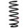 Suspension Spring set rear axle coil spring Ø 121 mm KYB for TOYOTA YARIS