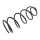 Suspension Spring set front axle Ø 181 mm KYB for e.g. CITROËN EVASION