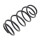 Suspension Spring set front axle coil spring Ø 170 mm KYB for DAEWOO LEGANZA