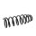 Suspension Spring set front axle Ø 127 mm KYB for e.g. HYUNDAI SONATA