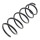Suspension Spring set front axle Ø 144 mm KYB for e.g. RENAULT KANGOO