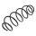 Suspension Spring Set front Ø 170 mm KYB for e.g. LAND ROVER FREELANDER