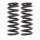Suspension Spring set front axle coil spring Ø 114 mm KYB for SUZUKI VITARA