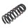 Suspension Spring set front axle coil spring Ø 114 mm KYB for SUZUKI VITARA