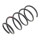 Suspension Spring set front axle coil spring Ø 140 mm KYB for MINI