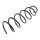 Suspension Spring set front axle coil spring Ø 166 mm KYB for VOLVO XC70