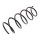 Suspension Spring set front axle coil spring Ø 149 mm KYB for RENAULT CLIO