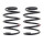 Suspension Spring set front axle coil spring Ø 182 mm KYB for e.g. ROVER 75