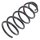 Fahrwerksfedern-Set Vorderachse Schraubenfeder Ø 143 mm KYB für u.a. AUDI TT