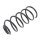 Suspension Spring set front axle coil spring Ø 145 mm KYB for e.g. AUDI TT