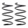 Suspension Spring set front axle coil spring Ø 160 mm KYB for BMW 6 Series