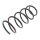 Suspension Spring set front axle Ø 159 mm KYB for e.g. FORD TRANSIT
