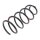 Suspension Spring set front axle Ø 157 mm KYB for e.g. FORD TOURNEO