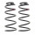 Suspension Spring set front axle Ø 143 mm KYB for e.g. SKODA OCTAVIA