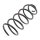 Suspension Spring set front axle Ø 143 mm KYB for e.g. SKODA OCTAVIA