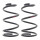 Suspension Spring set front axle Ø 180 mm KYB for e.g. FORD TRANSIT