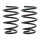Suspension Spring set rear axle coil spring Ø 137 mm KYB for FIAT UNO