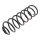 Suspension Spring set rear axle coil spring Ø 110 mm KYB for e.g. VW GOLF