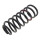Suspension Spring set rear axle coil spring Ø 126 mm KYB for AUDI A6