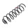 Suspension Spring set rear axle coil spring Ø 112 mm KYB for AUDI A4