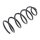 Suspension Spring set rear axle coil spring Ø 122 mm KYB for e.g. FIAT BRAVA