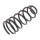 Suspension Spring set rear axle coil spring Ø 127 mm KYB for e.g. FIAT MAREA