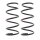 Suspension Spring set rear axle Ø 150 mm KYB for e.g. RENAULT ESPACE