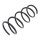 Suspension Spring set rear axle Ø 150 mm KYB for e.g. RENAULT ESPACE
