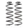 Suspension Spring set rear axle Ø 128 mm KYB for e.g. CITROËN BERLINGO