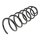 Suspension Spring set rear axle Ø 128 mm KYB for e.g. CITROËN BERLINGO