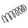 Suspension Spring set rear axle Ø 123 mm KYB for e.g. CHEVROLET AVEO