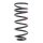 Suspension Spring set rear axle coil spring Ø 130 mm KYB for FIAT PALIO