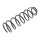 Suspension Spring set rear axle coil spring Ø 102 mm KYB for e.g. FORD KA